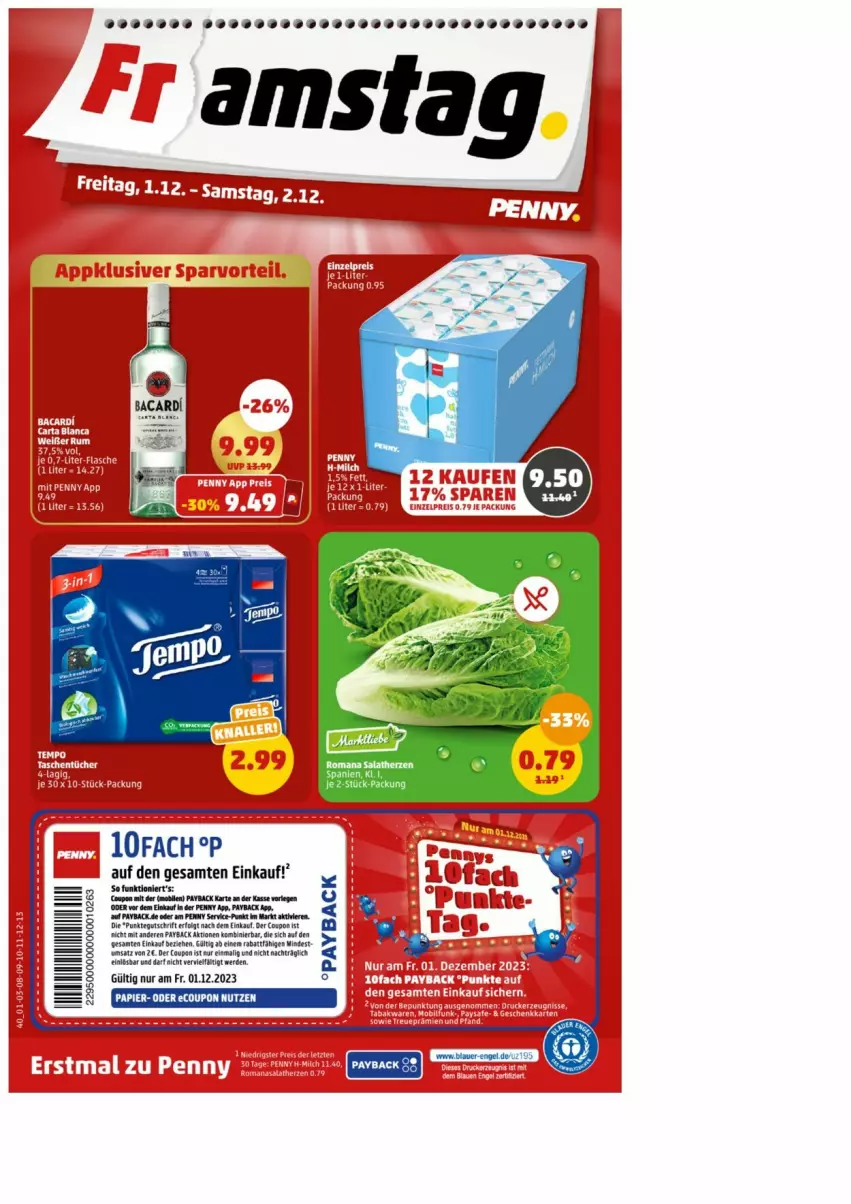 Aktueller Prospekt Penny - Prospekte - von 27.11 bis 02.12.2023 - strona 1 - produkty: coupon, erde, LG, payback, Ti