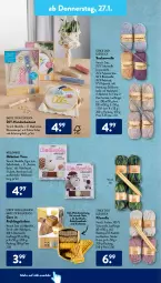 Gazetka promocyjna AldiSud - ALDI Aktuell - Gazetka - ważna od 29.01 do 29.01.2022 - strona 24 - produkty: aldi, bambus, Bau, baumwolle, blume, blumen, dell, deo, eis, Elan, elle, handtuch, Körbchen, LG, Mode, reis, sim, socken, Ti, Tiere, tuc, wolle