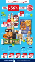 Gazetka promocyjna AldiSud - ALDI Aktuell - Gazetka - ważna od 29.01 do 29.01.2022 - strona 6 - produkty: aldi, alle artikel ohne dekoration, baguette, Becher, bio, brötchen, butter, dekoration, eis, finesse, flasche, frucht, Grießpudding, ketchup, kirsch, kirsche, knoblauch, Knoblauchbutter, korn, kräuter, kräuterbutter, limo, limonade, mac, pudding, reis, Ti, toast, tomate, tomaten, tomatenketchup, ZTE