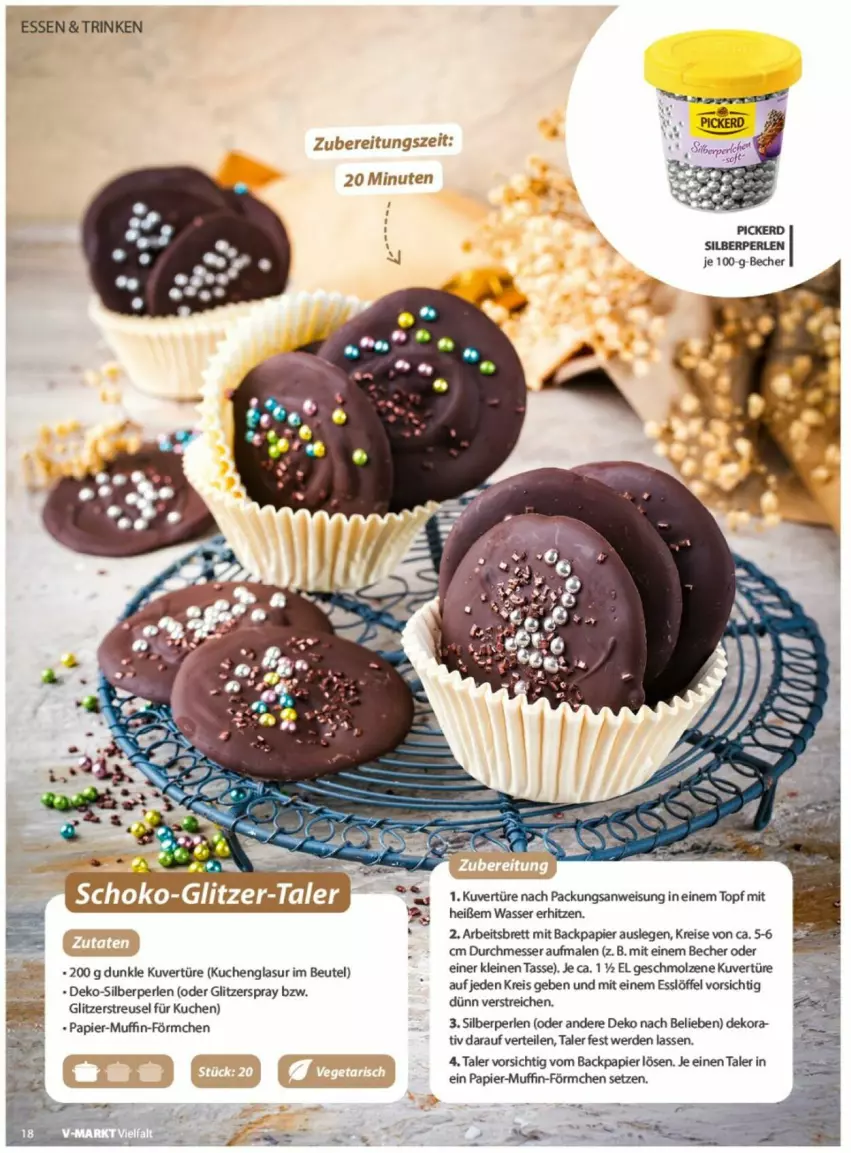 Aktueller Prospekt Vmarkt - Prospekte - von 04.06 bis 18.06.2025 - strona 18 - produkty: Becher, beutel, eis, erde, kuchen, leine, Löffel, messer, Muffin, papier, perlen, reis, tasse, Ti, topf, wasser