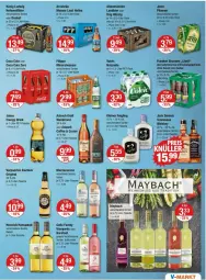 Gazetka promocyjna Vmarkt - Prospekte - Gazetka - ważna od 15.05 do 15.05.2024 - strona 9 - produkty: Altenmünster, Alwa, asbach uralt, Bad, bier, brunnen, cola, corona, drink, eier, eierlikör, elle, energy drink, erfrischungsgetränk, flasche, franken brunnen, gallo, gallo family, getränk, gin, Hefe, jack daniel, jack daniels, jako, je 1-liter-flasche, jever, kleiner feigling, leine, likör, maybach, mezzacorona, mineralwasser, natur, nuss, pet-flasche, pils, pilsener, rel, tennessee whiskey, Ti, verpoorten, volvic, wasser, wein, weinbrand, whiskey