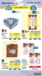 Gazetka promocyjna Metro - Wochen-Angebote Gastro - Gazetka - ważna od 20.12 do 20.12.2025 - strona 11 - produkty: angebot, aufschnitt, bag-in-box, Bau, beutel, brot, Brühwurst, edamer, eimer, eis, flakes, gorgonzola, gouda, grana, grana padano, mac, milch, milram, padano, Rana, reis, rind, sahne, schlagsahne, schmand, schnitten, Speck, Ti, wurst