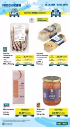 Gazetka promocyjna Metro - Wochen-Angebote Gastro - Gazetka - ważna od 20.12 do 20.12.2025 - strona 7 - produkty: Abtei, angebot, angebote, aqua, eis, filet, fisch, fische, Fischer, fischtheke, frischfisch, garnelen, Heilbuttfilet, kabeljaufilet, lachs, Metro, Räucherlachs, reis, Ria, Schere, terrine, Ti, tiefpreis, Wild, wildlachs
