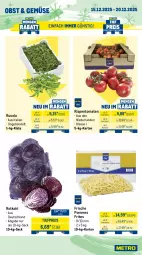 Gazetka promocyjna Metro - Wochen-Angebote Gastro - Gazetka - ważna od 20.12 do 20.12.2025 - strona 9 - produkty: beere, beeren, cola, eis, frucht, himbeer, himbeere, himbeeren, küche, Küchen, limette, limetten, Mett, metten, obst, pommes, Pommes Frites, reis, rispentomaten, rotkohl, rucola, sac, Ti, tiefpreis, tomate, tomaten