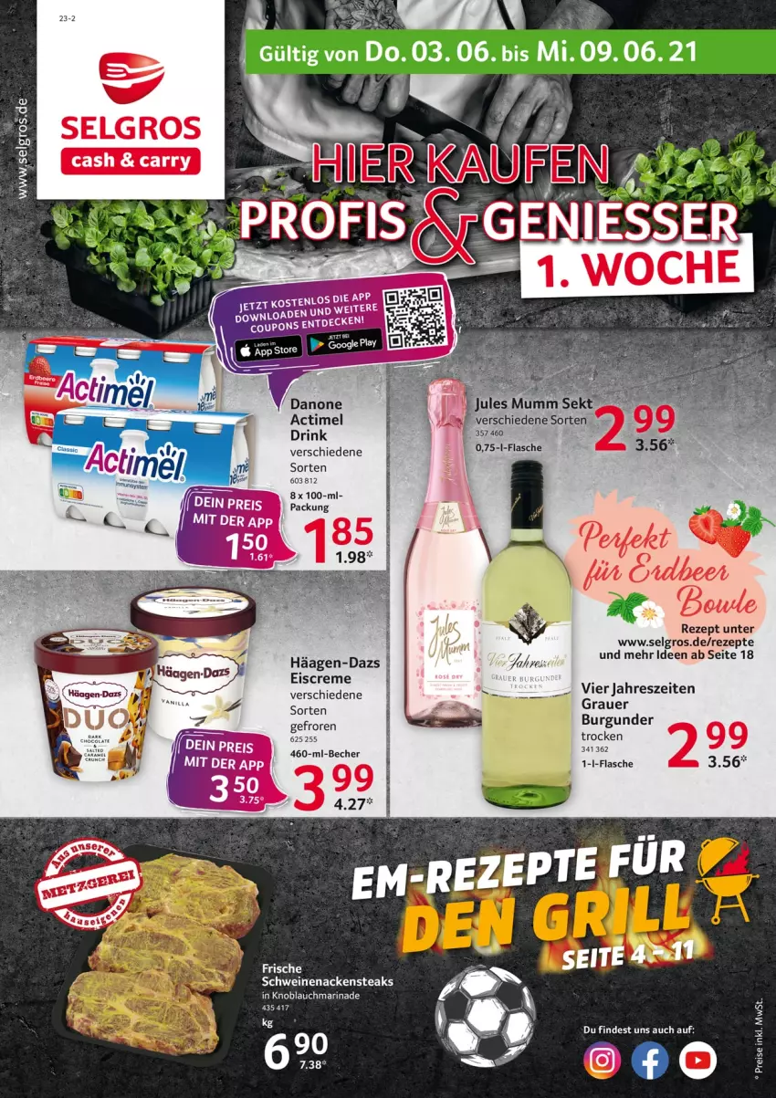 Aktueller Prospekt Selgros - Food - von 03.06 bis 09.06.2021 - strona 1