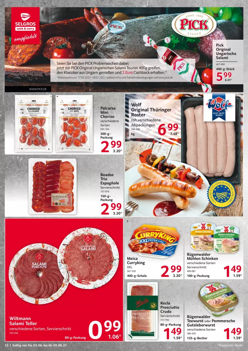 Aktueller Prospekt Selgros - Food - von 03.06 bis 09.06.2021 - strona 12