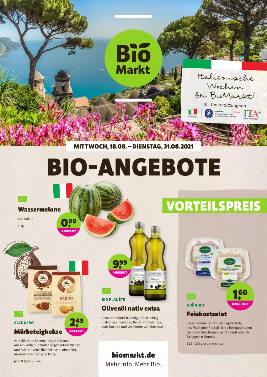 Aktueller Prospekt Denns Biomarkt - Prospekte - von 18.08 bis 31.08.2021 - strona 1