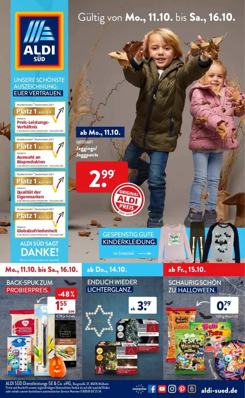 Aktueller Prospekt AldiSud - ALDI Aktuell - von 11.10 bis 16.10.2021 - strona 1