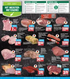 Gazetka promocyjna Hit - Wochenprospekt - Gazetka - ważna od 19.10 do 19.10.2024 - strona 4 - produkty: auer, Bau, Bauer, bio, braten, burger, cevapcici, decke, Deckel, eis, ente, entrecôte, fleisch, Geflügel, gewürz, hackfleisch, hamburger, jungbullen, Kalbsleber, kasseler, Kette, kotelett, lachs, mac, Meister, monitor, Nackensteak, nackensteaks, natur, Nestea, pfeffer, pute, reis, Ria, rind, rinder, rinderhackfleisch, ring, rouladen, Schal, Schale, schwein, schweine, schweinerücken, Spezi, Sport, steak, steaks, suppe, tafelspitz, Ti, Tiere, tisch, wein, weine, ZTE