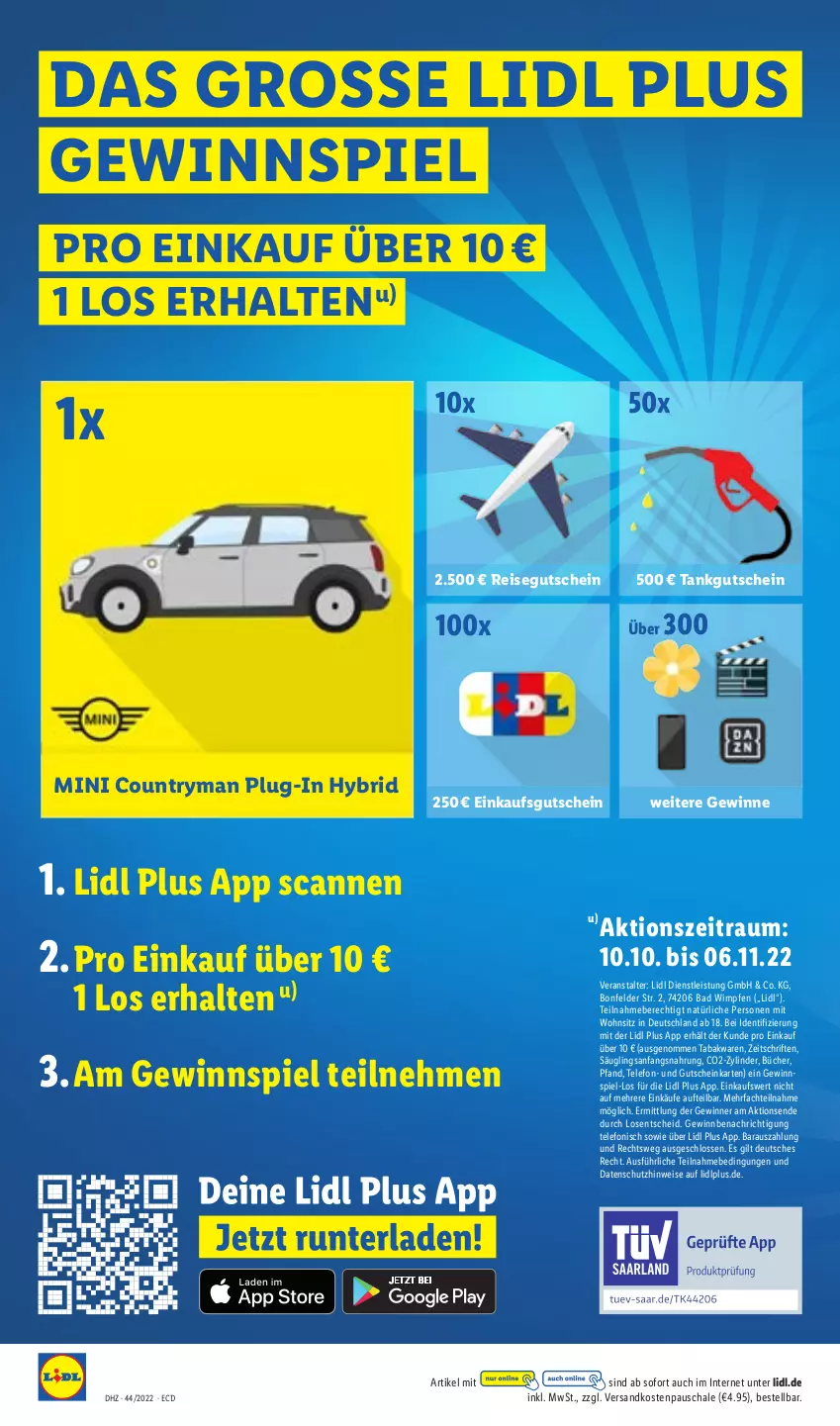 Aktueller Prospekt Lidl - Aktionsprospekt - von 31.10 bis 05.11.2022 - strona 42 - produkty: Bad, eis, gewinnspiel, gutschein, ndk, reis, Schal, Schale, telefon, Ti