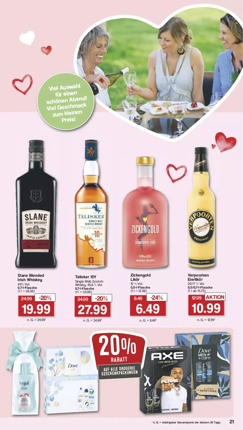 Aktueller Prospekt Famila - Prospekte - von 06.05 bis 11.05.2024 - strona 22 - produkty: eier, eierlikör, eis, flasche, geschenkpackung, irish whiskey, likör, reis, scotch, scotch whisky, single malt, Ti, verpoorten, whiskey, whisky, ZTE