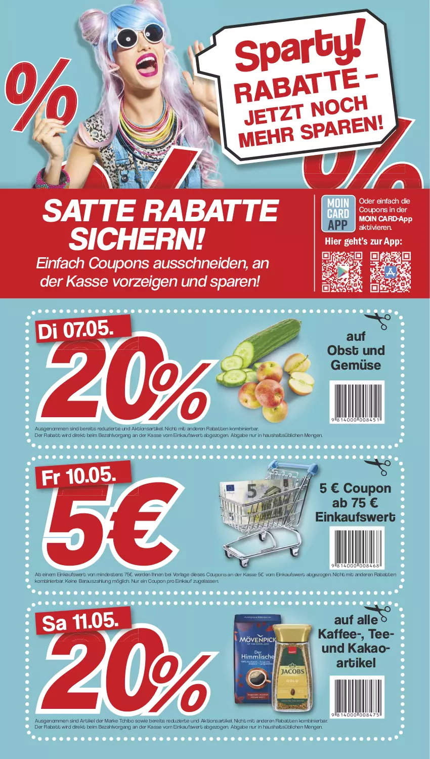 Aktueller Prospekt Famila - Prospekte - von 06.05 bis 11.05.2024 - strona 3 - produkty: coupon, coupons, erde, kaffee, kakao, obst, Obst und Gemüse, Tchibo, tee, Ti, und gemüse