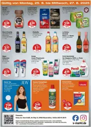 Gazetka promocyjna Vmarkt - Prospekte - Gazetka - ważna od 27.08 do 27.08.2025 - strona 20 - produkty: alle artikel ohne dekoration, almdudler, angebot, angebote, auer, blume, blumen, Brei, creme, dekoration, dell, dusche, eis, ente, espresso, flasche, frizzante, frucht, je 1-liter-flasche, je 250-g-packung, kaes, katzennahrung, kitekat, kneipp, La Gioiosa, megaperls, Mode, persil, persil waschmittel, pflegedusche, ring, rosato, Signal, telefon, Ti, waschmittel, zahncreme