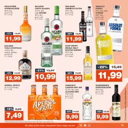 Gazetka promocyjna Real - Gazetka - ważna od 09.09 do 09.09.2023 - strona 15 - produkty: Absolut Vodka, alkohol, aperol, bacardi, Berger, cocktail, cocktails, dry gin, eis, gin, Glen Grant, gordon, Gordon’s, kräuter, kräuterlikör, LG, likör, london dry, london dry gin, Molinari, pfirsich, radeberger, reis, sambuca, scotch, scotch whisky, single malt, vodka, whisky, ZTE