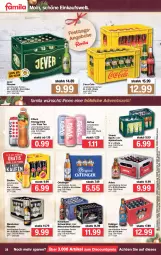 Gazetka promocyjna Famila - Prospekte - Gazetka - ważna od 18.12 do 18.12.2021 - strona 30 - produkty: apfel, Apfelschorle, Astra, bier, coca-cola, cola, discount, drink, Effect, eis, elle, energy drink, erdinger, , flasche, fuze tea, jever, jever pilsener, kellerbier, köstritzer, mönchshof, oettinger, pils, pilsener, reis, schorle, sinalco, Sport, steiner, Ti, Vivaris, warsteiner, Wild