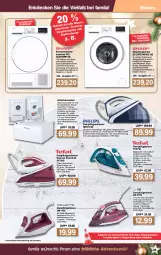 Gazetka promocyjna Famila - Prospekte - Gazetka - ważna od 18.12 do 18.12.2021 - strona 35 - produkty: angebot, aqua, auer, Bau, beleuchtung, bügel, Bügeleisen, Bügelstation, dampfbügeleisen, dampfbügelstation, decke, edelstahl, eis, Elektro, elle, , gsw, kraft, Kühl- und Gefrierschränke, Reinigung, reis, rum, teller, Ti, Trockner, trommel, waschmaschine, waschmittel, wasser, wassertank