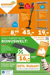 Gazetka promocyjna  - Gazetka - ważna od 20.12 do 20.12.2025 - strona 12 - produkty: akku, angebot, angebote, Bau, bodenstaubsauger, coupon, coupons, Eckregal, eis, elle, felgen, globus fachmärkte, handstaubsauger, Holz, laminat, laminatboden, Laufen, LG, regal, reifen, reis, staubsauger, steckregal, Ti, wasser