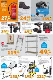 Gazetka promocyjna  - Gazetka - ważna od 20.12 do 20.12.2025 - strona 3 - produkty: akku, akku-bohrschrauber, auer, auto, Bau, Behälter, Bohrhammer, Bohrschrauber, dampfreiniger, Eckregal, edelstahl, eis, Elektro, Holz, kompressor, kraft, ladegerät, led-licht, regal, reiniger, Reinigung, Saugwischer, Schal, steckdose, steckregal, Teleskop, Ti, Trockensauger, wasser, wassertank, werkzeug, werkzeuge, Winterstiefel