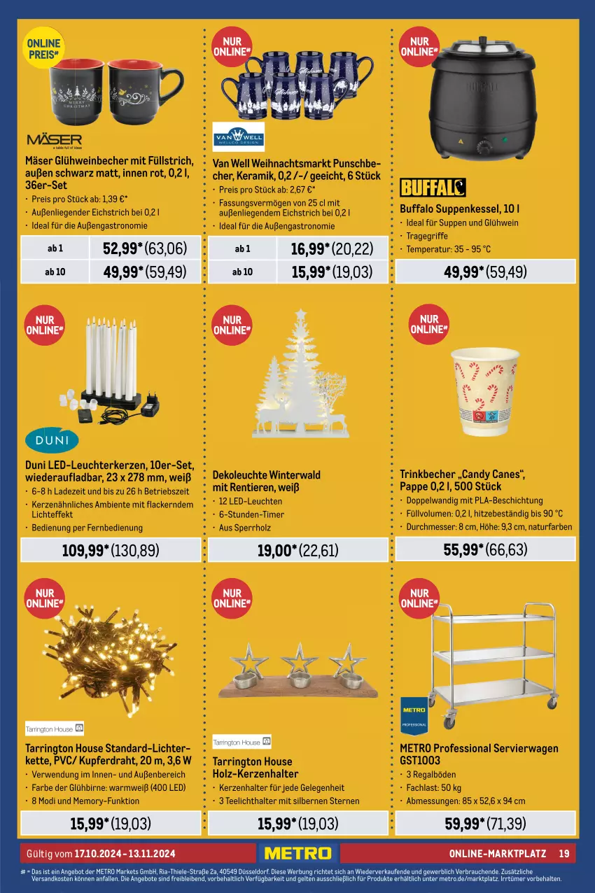 Aktueller Prospekt Metro - Weihnachtsküche - von 17.10 bis 13.11.2024 - strona 19 - produkty: Ti