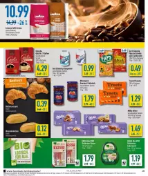 Gazetka promocyjna Diska - Prospekte - Gazetka - ważna od 25.06 do 25.06.2022 - strona 10 - produkty: bacon, bio, bohne, bohnen, brezel, Brezeln, brötchen, butter, caffe, Croissant, deka, edeka bio, eduscho, eis, kaffee, kaugummi, keks, kekse, lavazza, leberwurst, milka, mövenpick, natur, reis, rel, salz, Ti, weizenbrötchen, wurst, ZTE
