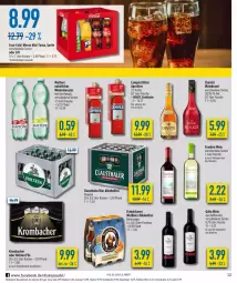 Gazetka promocyjna Diska - Prospekte - Gazetka - ważna od 25.06 do 25.06.2022 - strona 12 - produkty: alkohol, Alwa, aust, bier, Blutorange, campari, clausthaler, coca-cola, cola, eis, fanta, flasche, franziskaner, gallo, gin, holsten, krombache, krombacher, limo, limonade, mac, Mezzo Mix, mineralwasser, orange, pils, reis, sprite, Ti, wasser, wein, weinbrand, ZTE