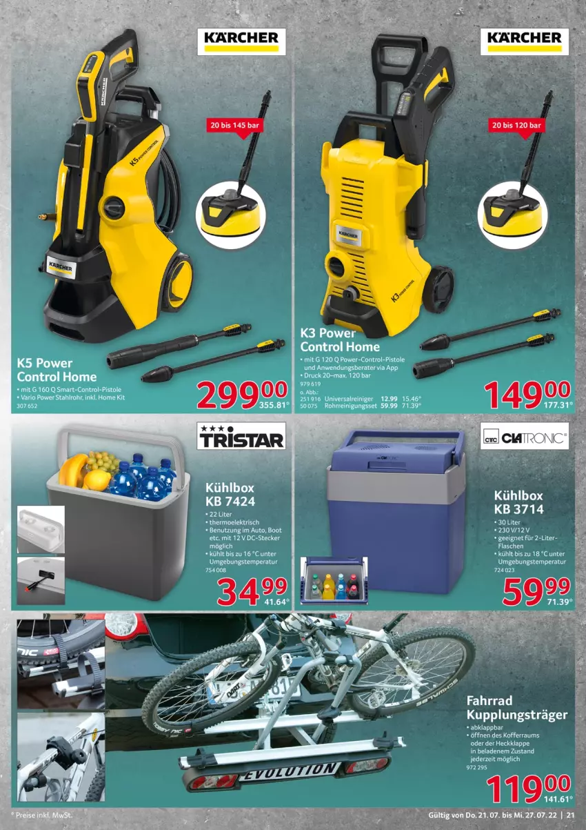 Aktueller Prospekt Selgros - Nonfood - von 21.07 bis 27.07.2022 - strona 21 - produkty: karcher