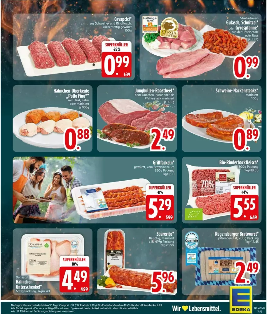 Aktueller Prospekt Edeka - Prospekte - von 25.05 bis 30.05.2026 - strona 17 - produkty: Abtei, Berger, gulasch, natur, Schal, Schale, schnitzel, schwein, spitzenqualität, Ti, wein