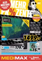 Gazetka promocyjna Medimax - MEDIMAX Prospekt KW52 2021 - Gazetka - ważna od 30.12 do 30.12.2021 - strona 1 - produkty: abholpreise, alexa, amazon alexa, angebot, angebote, blu-ray, dekoration, Draht, dvb, dvb-s2, DVB-T, eis, ente, erde, fernbedienung, HDMI, lautsprecher, LG, mastercard, Mode, qled, reis, rum, Samsung, soundbar, Spektrum, Subwoofer, telefon, Ti, Tiere, tuner, usb, wandhalterung