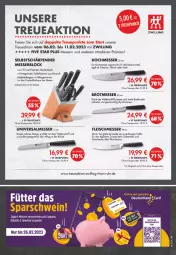 Gazetka promocyjna Edeka - Angebote der Woche - Gazetka - ważna od 11.02 do 11.02.2023 - strona 19 - produkty: bambus, brot, deutschlandcard, edelstahl, eis, elle, fisch, fleisch, Holz, küche, latte, lebensmittel, messer, messerblock, reis, Ti, uhr