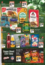 Gazetka promocyjna Edeka - Angebote der Woche - Gazetka - ważna od 11.02 do 11.02.2023 - strona 3 - produkty: beutel, burger, cheddar, chips, discount, eier, eis, elle, flasche, gurke, gurken, hamburger, Kühne, reis, tee, Ti, tortilla, tortillas, Weste