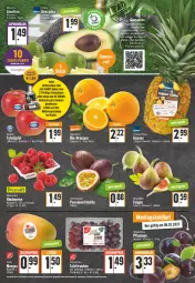 Gazetka promocyjna Edeka - Angebote der Woche - Gazetka - ważna od 11.02 do 11.02.2023 - strona 5 - produkty: ananas, chia, dip, discount, eis, erde, früchte, limette, limetten, mac, mango, mangos, Mett, metten, pflaume, pflaumen, reis, saft, Schal, Schale, sim, simba, tafeltrauben, tee, Ti, tomate, tomaten, trauben, würfel