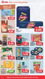 Gazetka promocyjna Famila - Prospekte - Gazetka - ważna od 02.09 do 02.09.2023 - strona 14 - produkty: barilla, Becher, bella crema, beutel, dallmayr, dallmayr gold, eis, filet, filets, flasche, hering, kaffee, kaffeepads, knorr, knorr pasta, melitta, nudel, nudeln, nuss, pasta, pasta snack, rapsöl, reis, ring, sauce, saucen, snack, Tchibo, tee, Ti, Yum Yum, ZTE