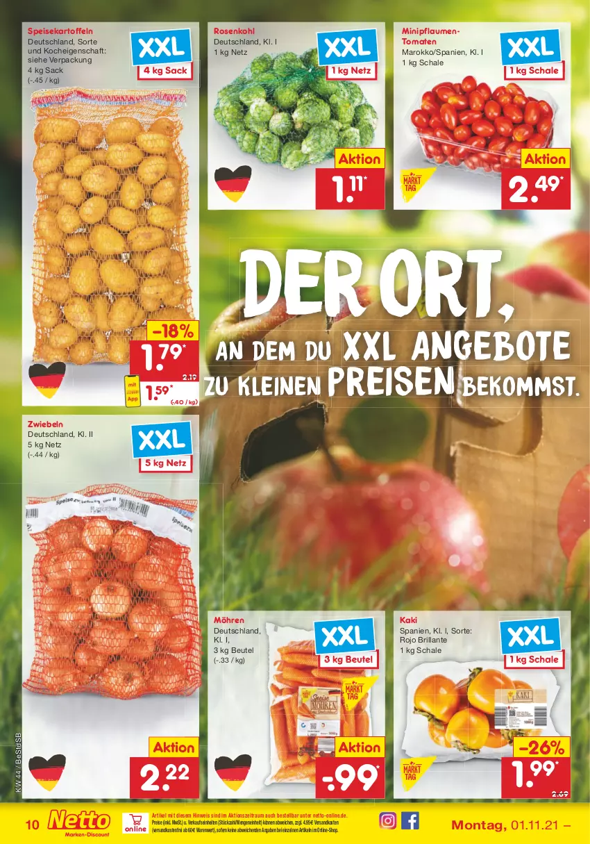 Aktueller Prospekt Netto Marken-Discount - Filial Angebote - von 01.11 bis 06.11.2021 - strona 10