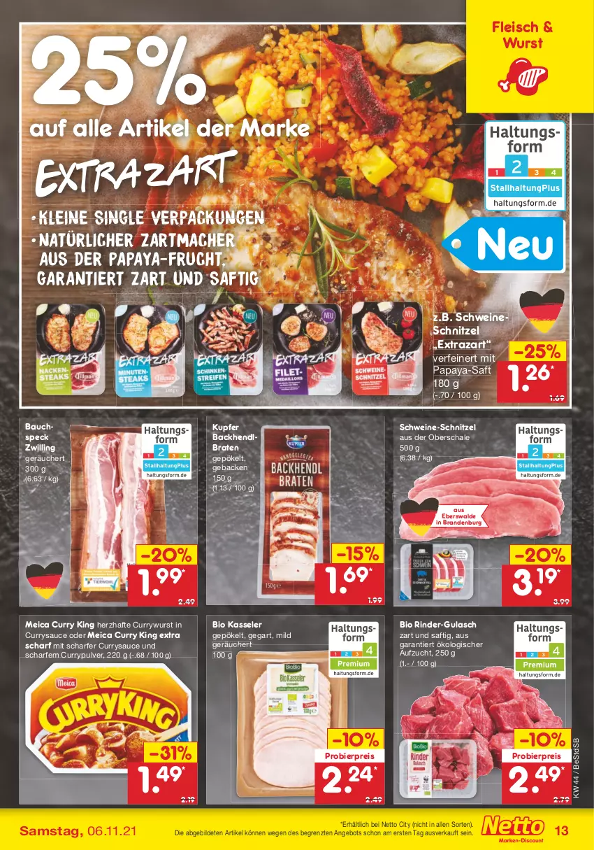 Aktueller Prospekt Netto Marken-Discount - Filial Angebote - von 01.11 bis 06.11.2021 - strona 13