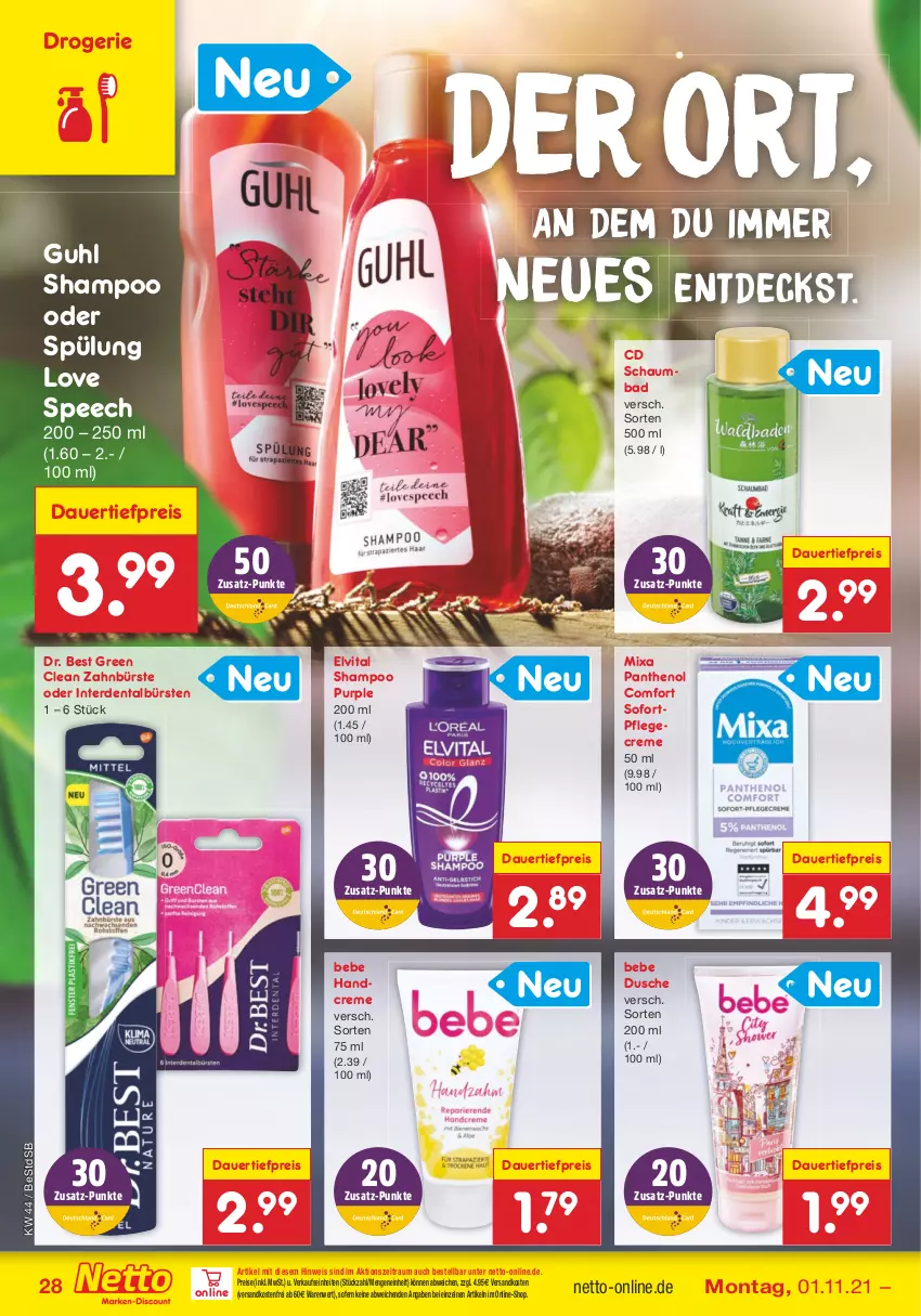 Aktueller Prospekt Netto Marken-Discount - Filial Angebote - von 01.11 bis 06.11.2021 - strona 28