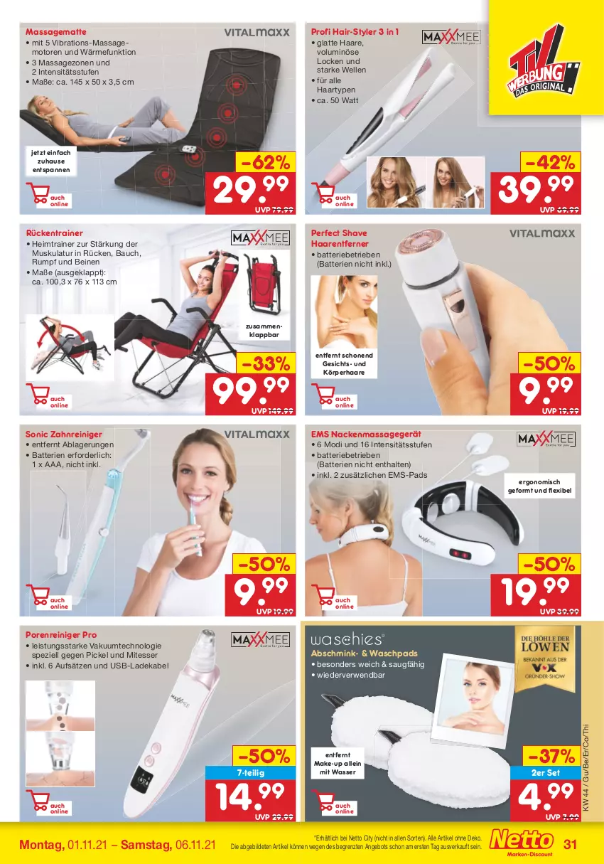 Aktueller Prospekt Netto Marken-Discount - Filial Angebote - von 01.11 bis 06.11.2021 - strona 31