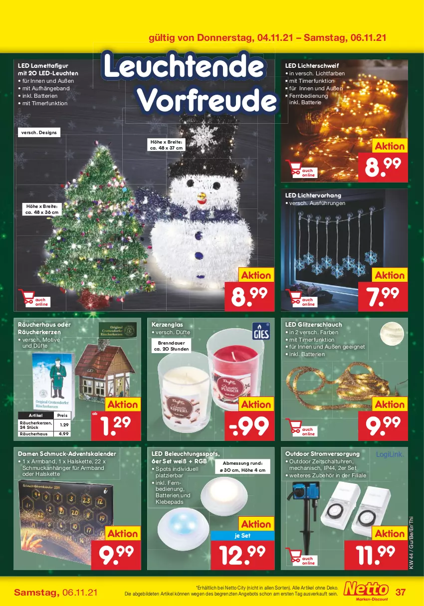 Aktueller Prospekt Netto Marken-Discount - Filial Angebote - von 01.11 bis 06.11.2021 - strona 37