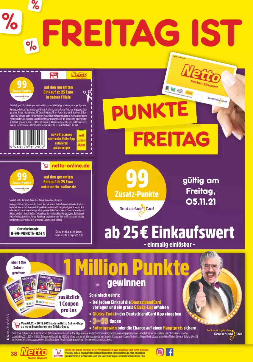 Aktueller Prospekt Netto Marken-Discount - Filial Angebote - von 01.11 bis 06.11.2021 - strona 38