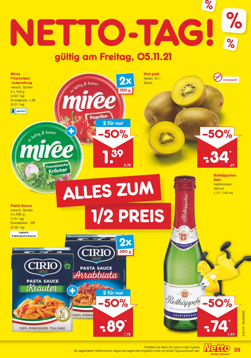 Aktueller Prospekt Netto Marken-Discount - Filial Angebote - von 01.11 bis 06.11.2021 - strona 39