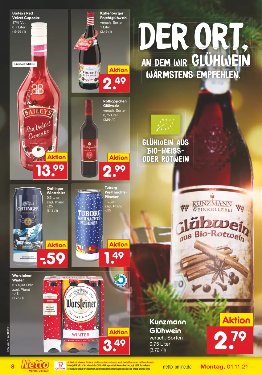 Aktueller Prospekt Netto Marken-Discount - Filial Angebote - von 01.11 bis 06.11.2021 - strona 8