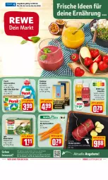 Gazetka promocyjna Rewe - Diese Woche im Angebot! - Gazetka - ważna od 05.03 do 05.03.2022 - strona 1 - produkty: aktionspreis, angebot, angebote, bio, dallmayr, dallmayr prodomo, eis, elle, Heu, iglo, kraft, möhren, persil, prodomo, rahm-spinat, reis, rind, rinder, Rinderroulade, rinderrouladen, rouladen, rum, saft, smoothie, speisemöhren, spinat, Ti