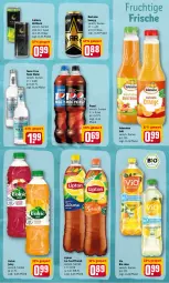 Gazetka promocyjna Rewe - Diese Woche im Angebot! - Gazetka - ważna od 05.03 do 05.03.2022 - strona 21 - produkty: bio, bio limo, fever-tree, frucht, ice tea, lack, limo, lipton, lipton ice tea, pepsi, pfirsich, Rockstar, saft, Ti, tonic, tonic water, valensina, vio bio limo, volvic