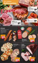 Gazetka promocyjna Rewe - Diese Woche im Angebot! - Gazetka - ważna od 05.03 do 05.03.2022 - strona 6 - produkty: aktionspreis, auer, aufschnitt, Bau, Bauer, chorizo, dell, eis, filet, fleisch, gewürz, hausmarke, leberwurst, meersalz, mortadella, olive, oliven, paprika, pfeffer, reis, rewe hausmarke, sahne, salami, salz, schinken, schnittlauch, schwein, schweine, schweinefilet, serrano, serrano schinken, Ti, truthahn, wein, weine, wurst, Yo