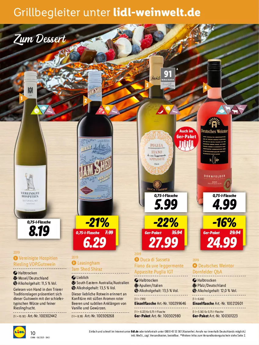 Aktueller Prospekt Lidl - Beste Weine für jeden Anlass - von 01.06 bis 30.06.2021 - strona 10