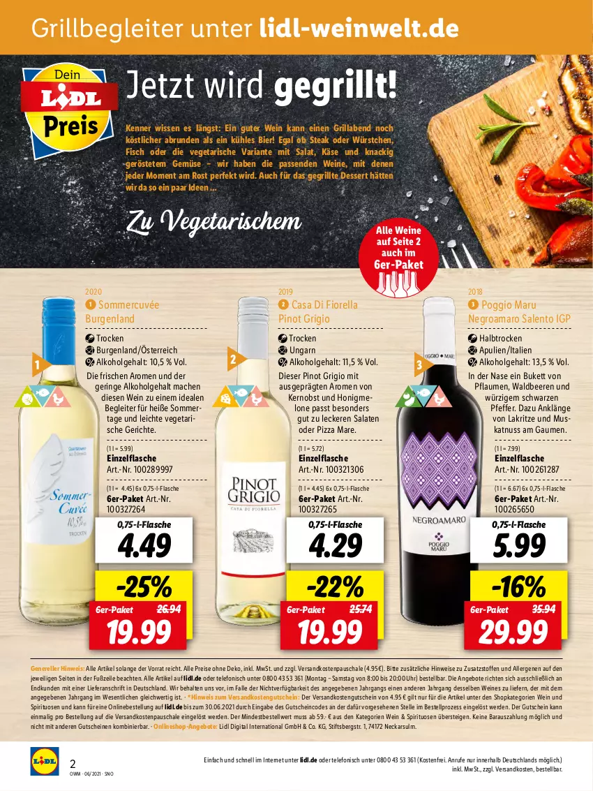 Aktueller Prospekt Lidl - Beste Weine für jeden Anlass - von 01.06 bis 30.06.2021 - strona 2