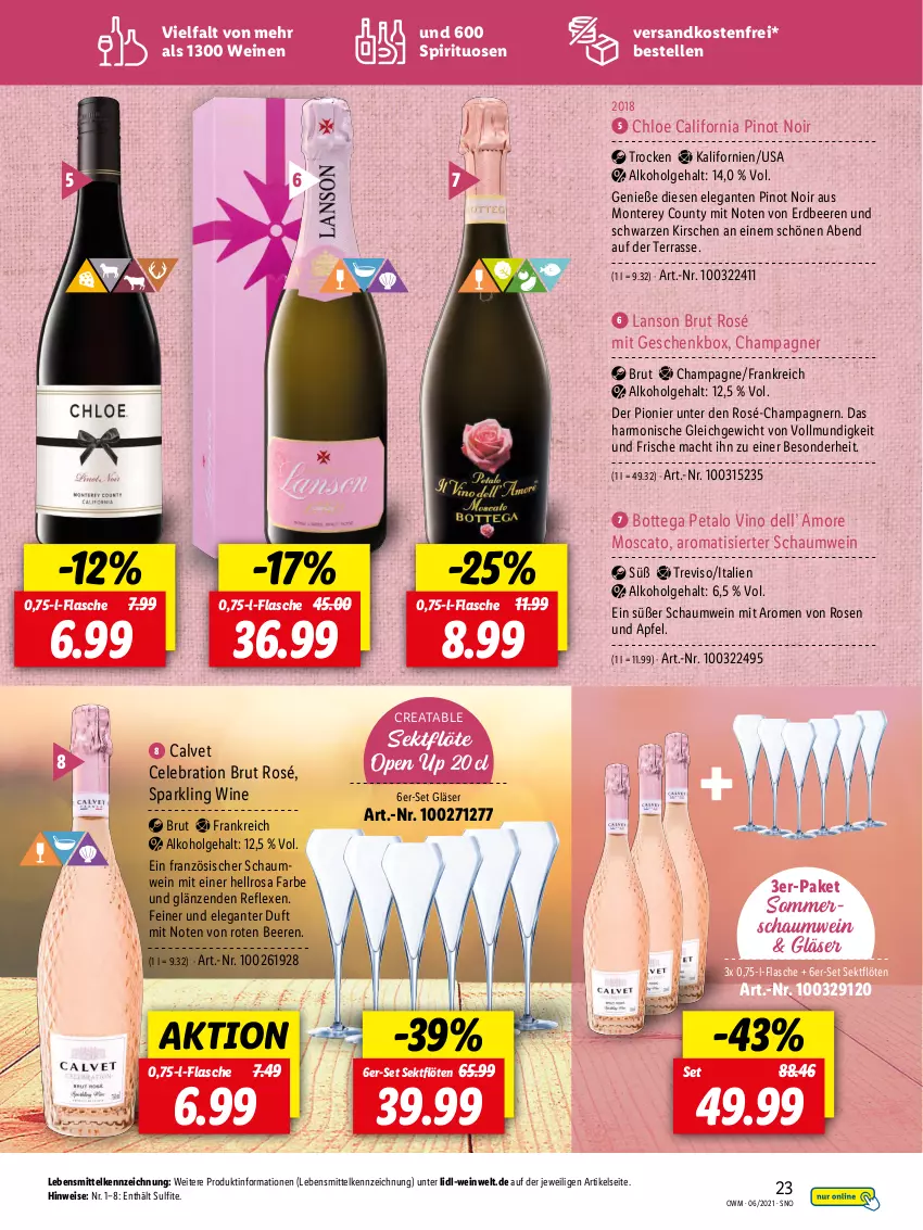 Aktueller Prospekt Lidl - Beste Weine für jeden Anlass - von 01.06 bis 30.06.2021 - strona 23