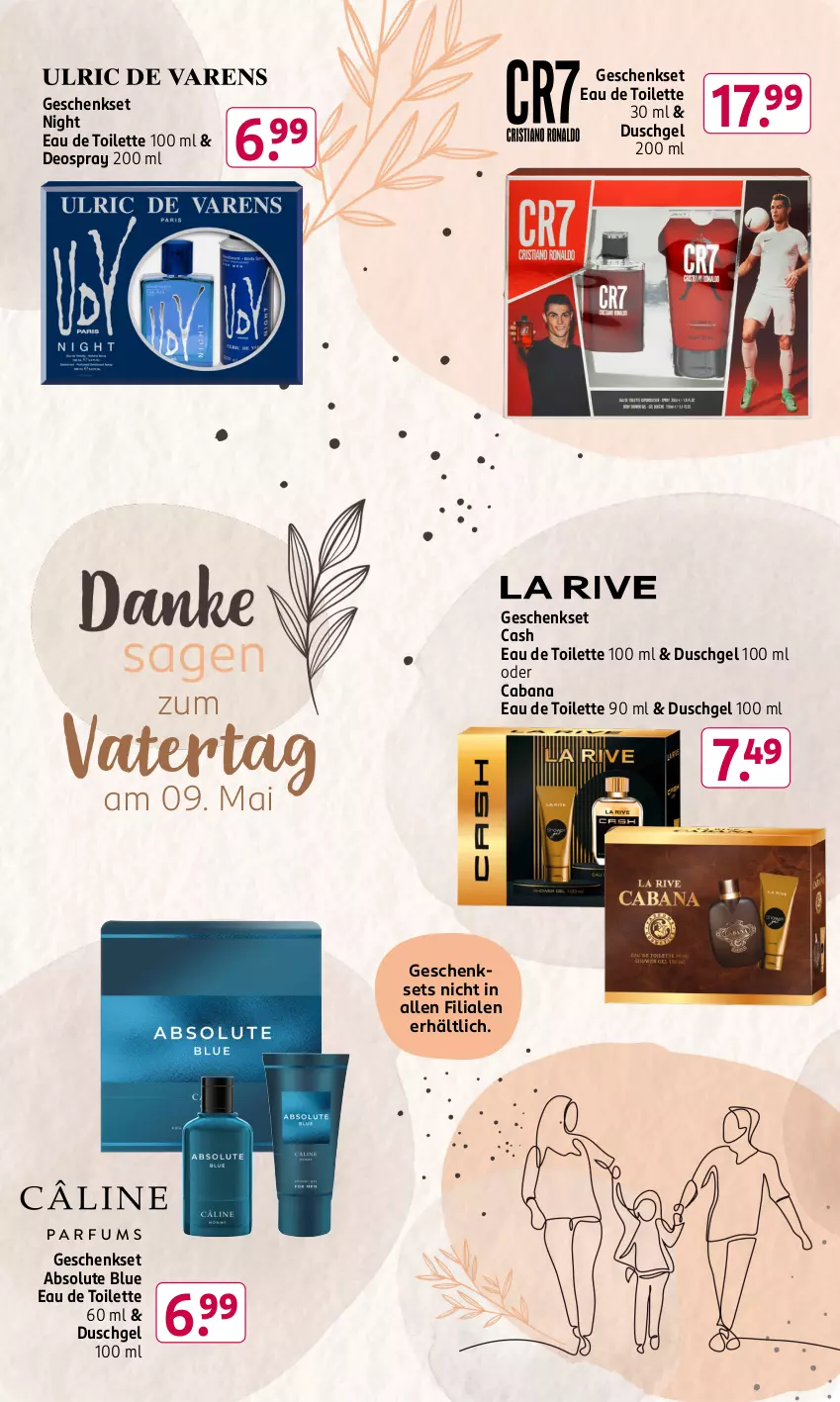 Aktueller Prospekt Rossmann - Prospekte - von 29.04 bis 03.05.2024 - strona 11 - produkty: deo, deospray, duschgel, eau de toilette, eau de toilette 100 ml, eau de toilette 30 ml, geschenkset