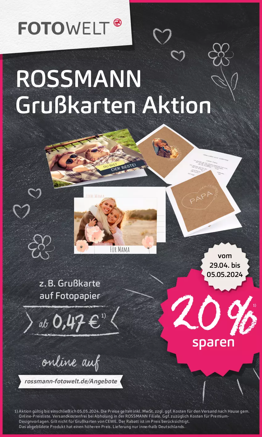 Aktueller Prospekt Rossmann - Prospekte - von 29.04 bis 03.05.2024 - strona 23 - produkty: angebot, angebote, cewe, eis, ndk, papier, reis, Ti, versandkostenfrei