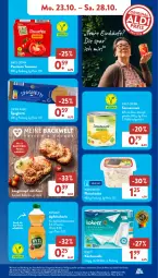 Gazetka promocyjna AldiSud - NÄCHSTE WOCHE - Gazetka - ważna od 28.10 do 28.10.2023 - strona 11 - produkty: aldi, alle artikel ohne dekoration, apfel, Apfelschorle, backwaren, brut, cin, dekoration, eis, Elektro, flasche, fleisch, fleischsalat, HP, küche, Küchen, küchenrolle, küchenrollen, Laufen, mais, reis, salat, schorle, spaghetti, Ti, tomate, tomaten, Yo, ZTE