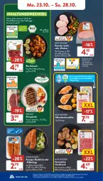 Gazetka promocyjna AldiSud - NÄCHSTE WOCHE - Gazetka - ważna od 28.10 do 28.10.2023 - strona 6 - produkty: Alaska-Seelachs, Alaska-Seelachsfilet, aldi, backfisch, bio, brustfilet, eis, filet, fisch, fische, Fischer, fleisch, gsw, gulasch, hackfleisch, hähnchenbrust, hähnchenbrustfilet, kasseler, lachs, lachsfilet, pute, reis, rind, rum, rumpsteak, Schere, schwein, schwein und rind, seelachsfilet, Spezi, steak, Ti, vom schwein und rind, wein